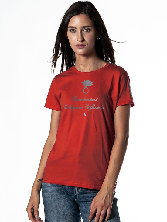 T-shirt Rosso Donna 1
