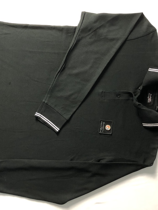 Ros Polo M/l Nero/b.co Patch Dist.met. 2