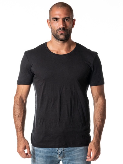 T-shirt 1814 Uomo Patch Nera