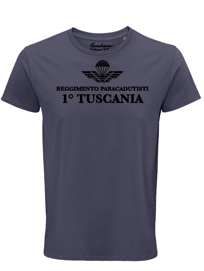 T-shirt M/c Tuscania Front Blu Denim