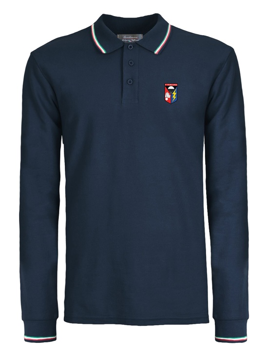 Tuscania Polo M/l Blu Prof.ita Patch Ricam 1