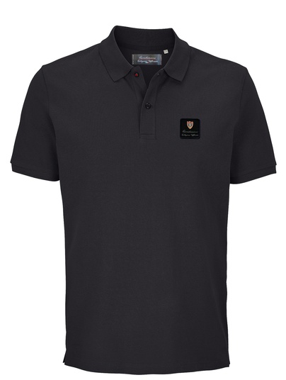 Forestale Polo Piquet Carbone Patch Distintivo Met