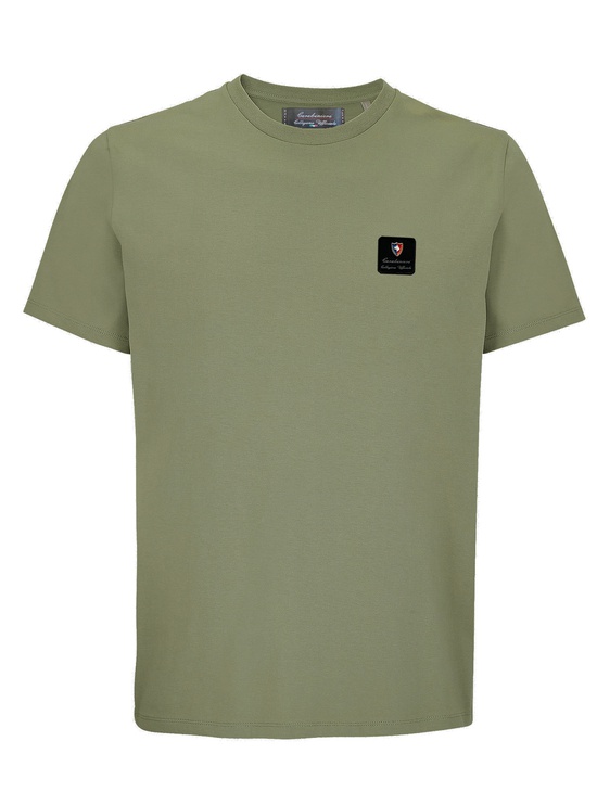 Cinofili T-shirt Kaki Patch Dist.metallo 2