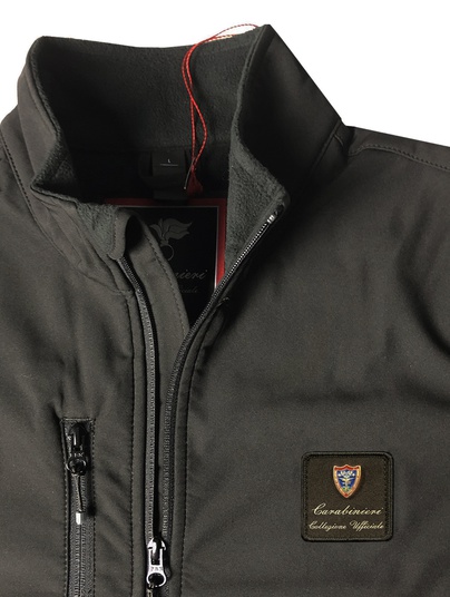 Forestale Soft Shell Jacket Nero Patch Dist.met.