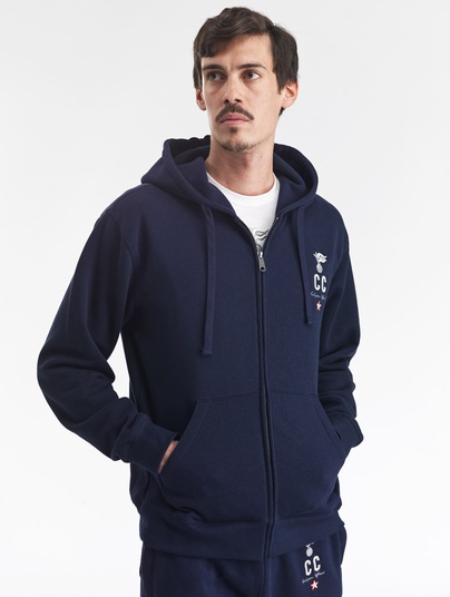 Cadetti Felpa Full Zip Cappuccio Uomo