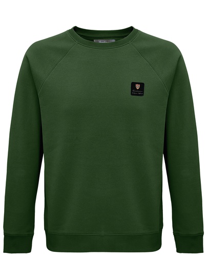 Forestale Felpa G/c Verdone Patch Dist.metallo