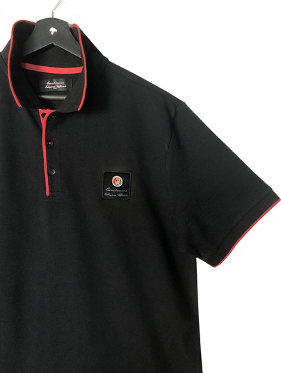 Ros Iconic Polo Piquet Distintivo Metallo