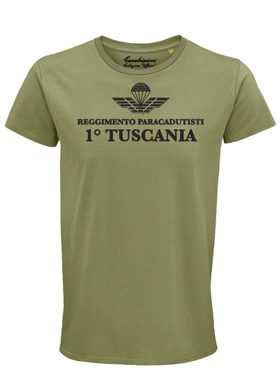 T-shirt M/c Tuscania Front Verdemilitare