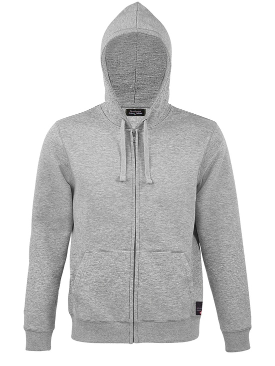 Felpa Aeromobile Capp. Zip Grigio