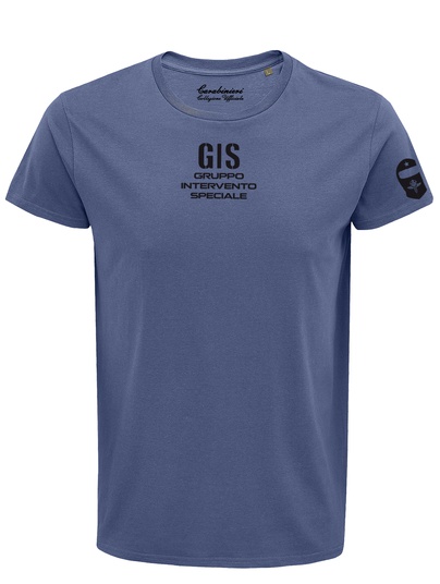 T-shirt Gis Blu Denim St.flock