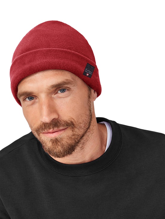 Coll.uff. Cappello Pile Col.rosso Con Patch 