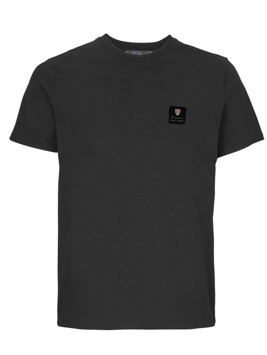 Forestale Tshirt Nera Patch Dist.metallo 2