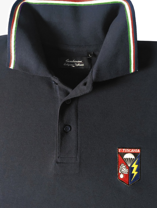 Tuscania Polo M/l Blu Prof.ita Patch Ricam 2