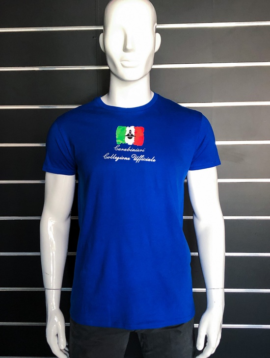 T-shirt Bandiera Italia Royal
