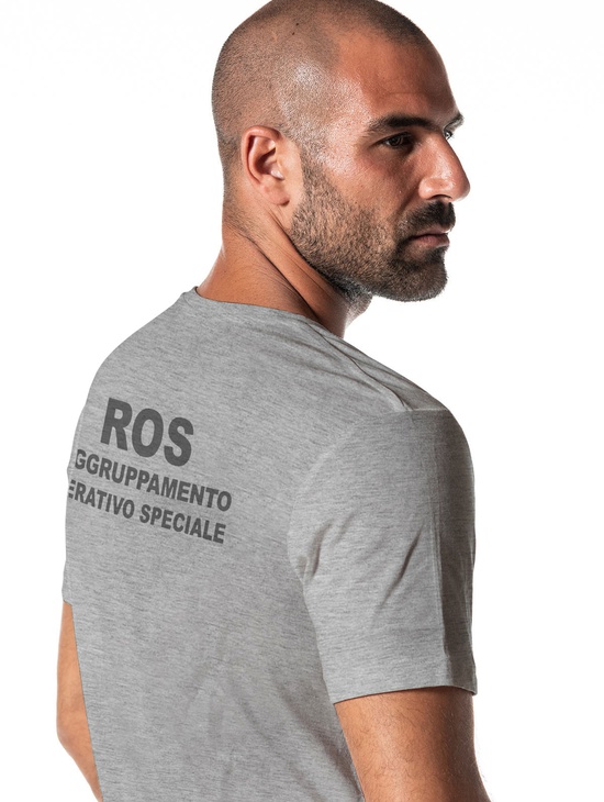 T-shirt Ros Su Schiena Grigio 3