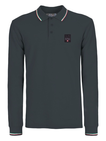 Polo Piquet M/l Profili Italia Collez.ufficiale