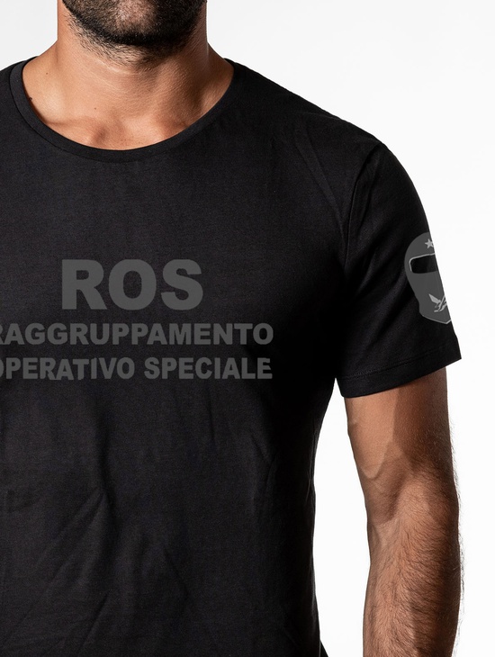 T-shirt Ros + Mefisto Su Manica Nero 3