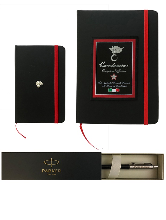 Kit 2 Quaderni E Penna Parker Carabinieri 2