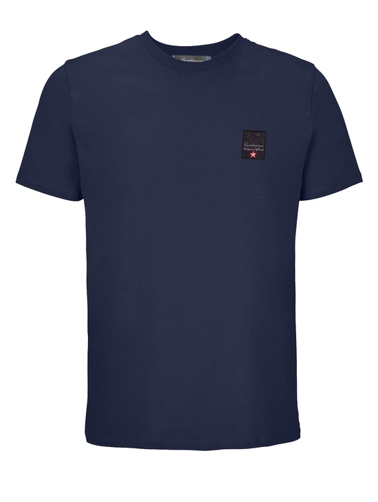 Coll.uff. T-shirt Blu Patch A Cuore 2