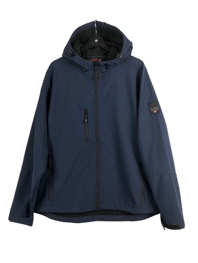 Collez.ufficiale Soft Shell Jacket Con Cappuccio Con Patch