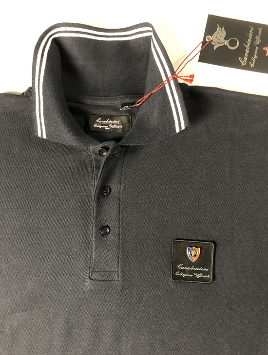 Gis Polo M/l Blu/b.co Patch Dist.met. 1