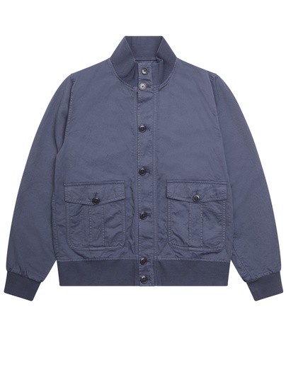 Giubbotto Bomber Con Bottoni