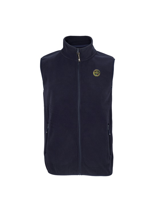 Gis Pile Gilet Col.blu Patch A Cuore 3