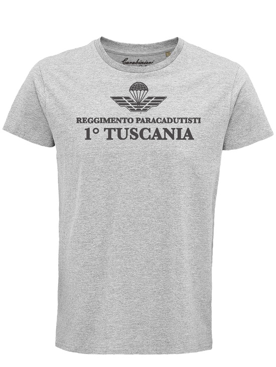 T-shirt M/c Tuscania Front Grigio Melange 