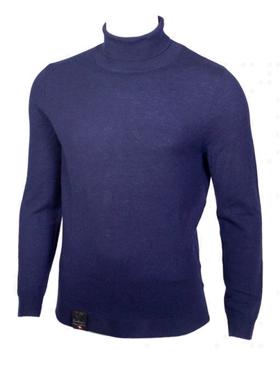 Maglia Uomo Dolcevita Leggera Cc Blu