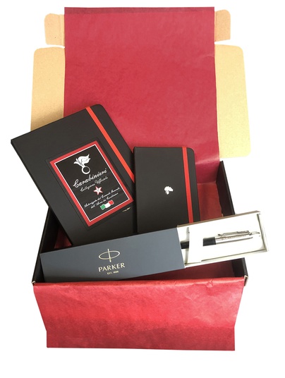 Kit 2 Quaderni E Penna Parker Carabinieri