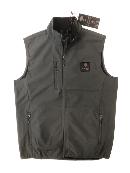 Gis Soft Shell Gilet Antracite 1