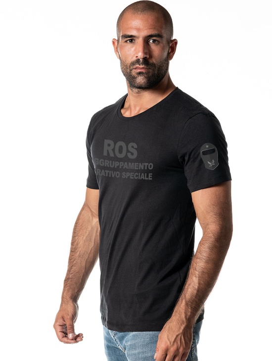 T-shirt Ros + Mefisto Su Manica Nero 2