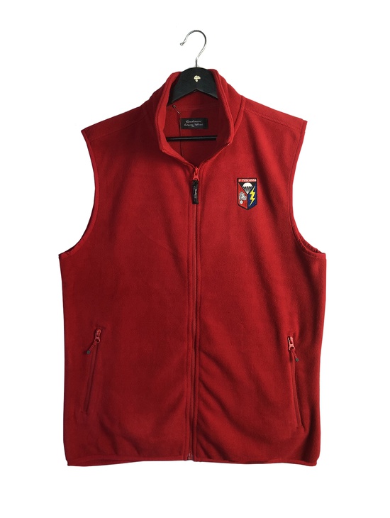 Tuscania Pile Gilet Col.rosso Patch A Cuore 5