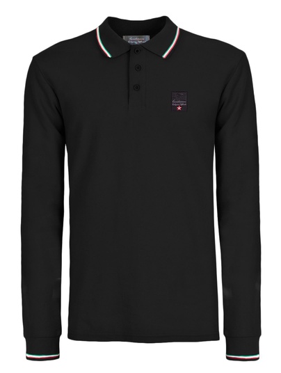 Polo Piquet M/l Profili Italia Collez.ufficiale