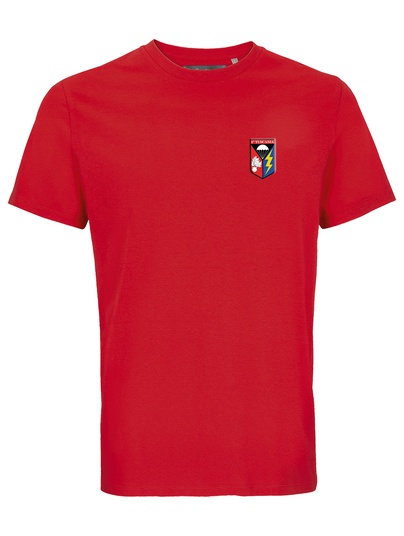 Tuscania T-shirt Rossa Patch A Cuore