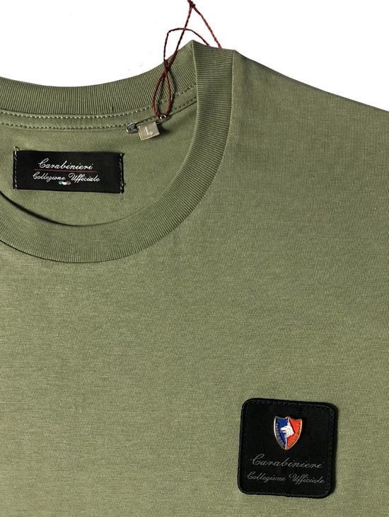 Cinofili T-shirt Kaki Patch Dist.metallo 1