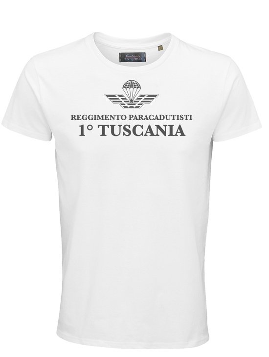 T-shirt M/c Tuscania Front Bianco