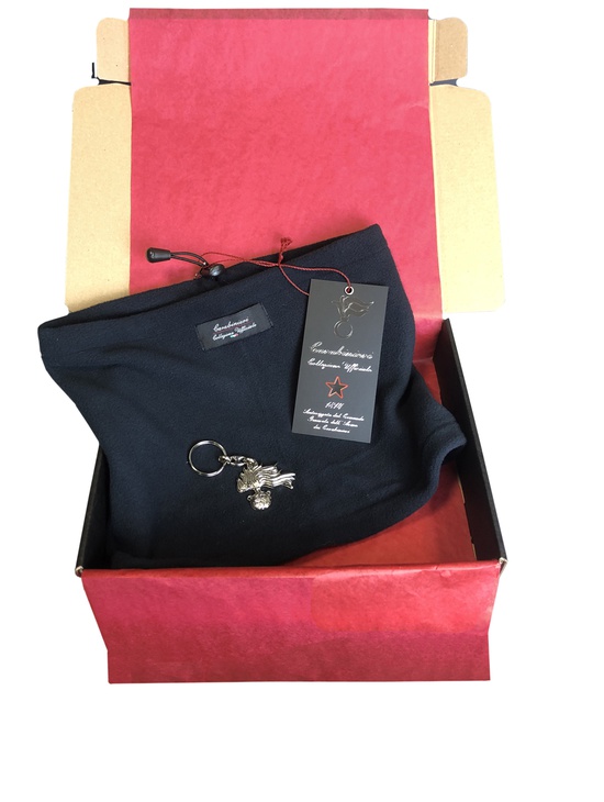 Kit Scaldacollo Pile Blu Collez.uff. E Portachiavi 