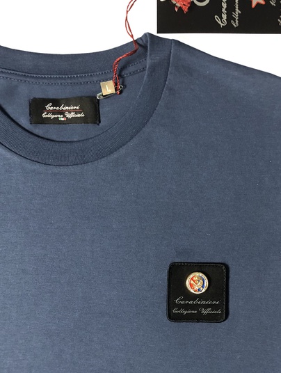 Ros Tshirt Bludenim Patch Dist.metallo