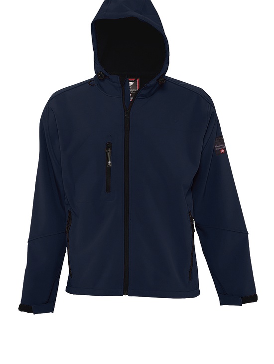 Collez.ufficiale Soft Shell Jacket Con Cappuccio Con Patch 1