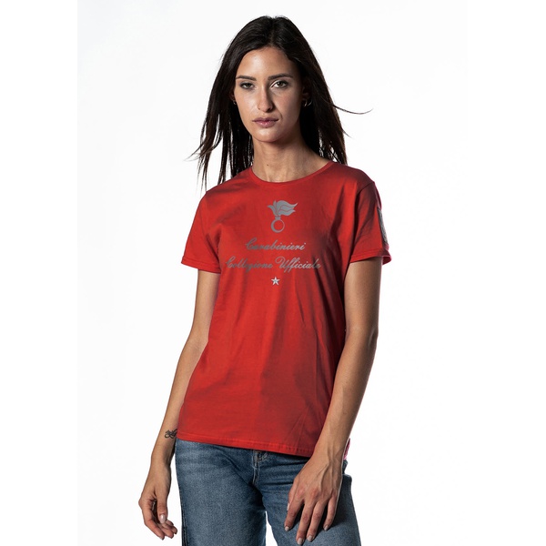 Lucky Brand Broken Wings Records Tee In Red