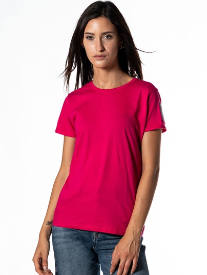 T-shirt 1814 Donna Patch Fucsia