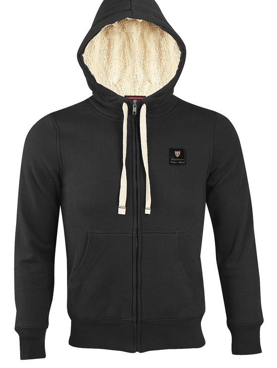 Forestale Felpa Cappuccio Sherpa Interno Finto Montone 2