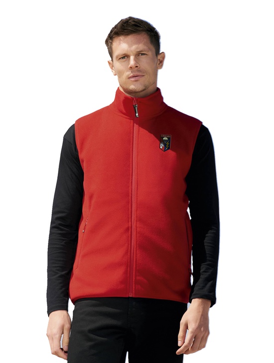 Tuscania Pile Gilet Col.rosso Patch A Cuore 2
