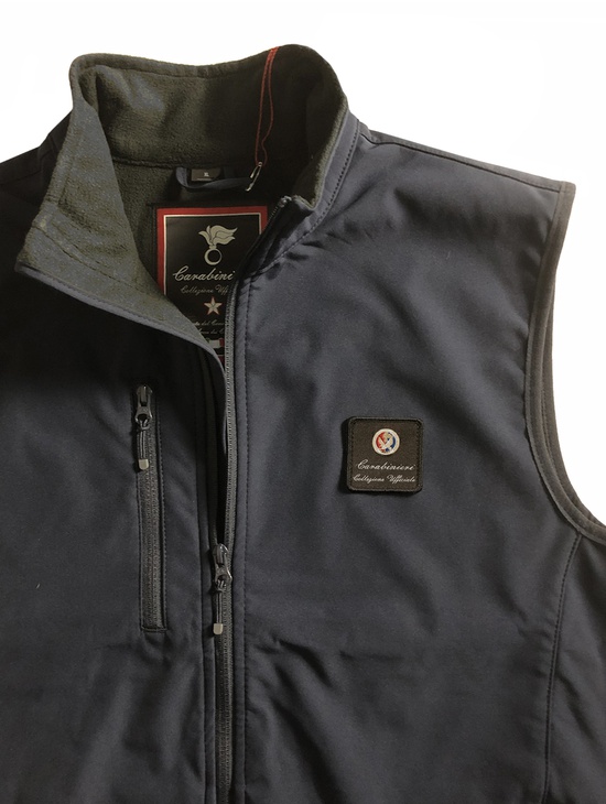 Ros Soft Shell Gilet Blu Patch Dist.met. 2