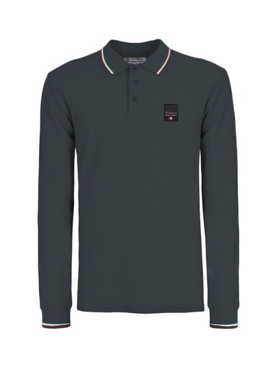 Polo Piquet M/l Coll.uff. Italia Grigio
