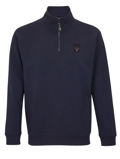 Collez.ufficiale Felpa Garzata Blu 1/2 Zip