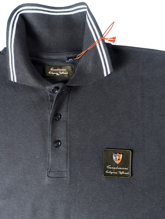 Gis Polo M/l Blu/b.co Patch Dist.met. 1