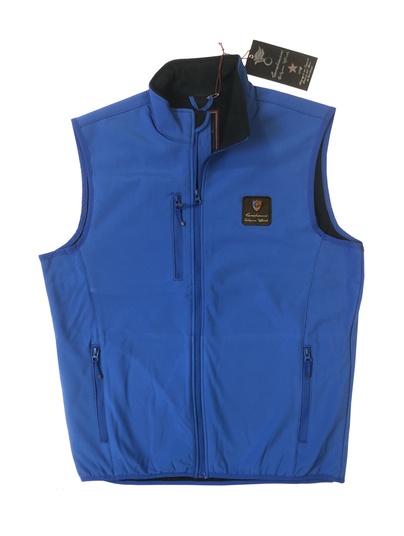 Gis Soft Shell Gilet Royal Patch Dist.met.