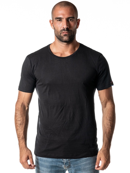 T-shirt Ros Aquila Su Schiena Nero